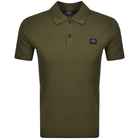 Product Image for Paul And Shark Logo Polo T Shirt Khaki