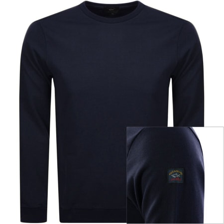 Product Image for Paul And Shark Crew Neck Sweatshirt Navy