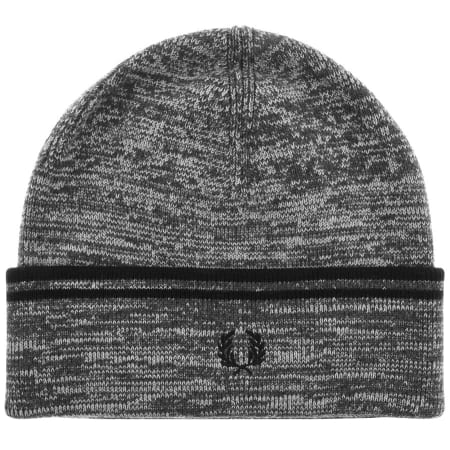 Product Image for Fred Perry Twin Tipped Ribbed Beanie Hat Grey