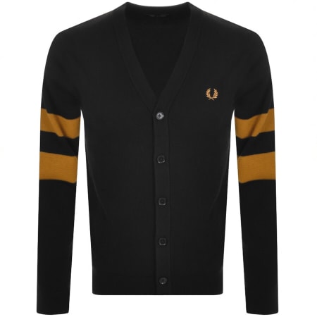 Product Image for Fred Perry Tipped Knit Cardigan Black