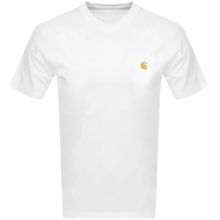 Product Image for Carhartt Chase Short Sleeved T Shirt White