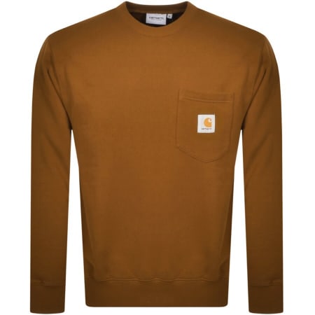 Product Image for Carhartt Pocket Sweatshirt Brown