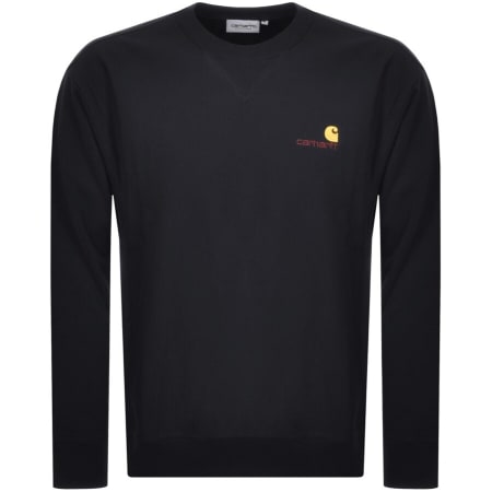 Product Image for Carhartt Script Logo Sweatshirt Navy