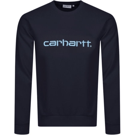 Product Image for Carhartt Logo Sweatshirt Navy