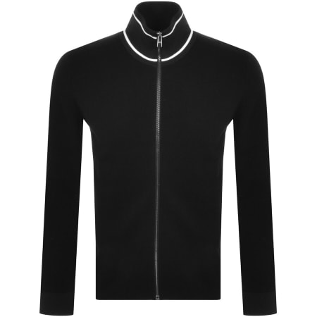 Product Image for BOSS Urient Full Zip Knit Jumper Black
