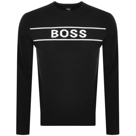 Product Image for BOSS Ubali Knit Jumper Black