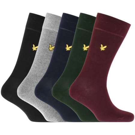 Product Image for Lyle And Scott Five Pack Logo Socks