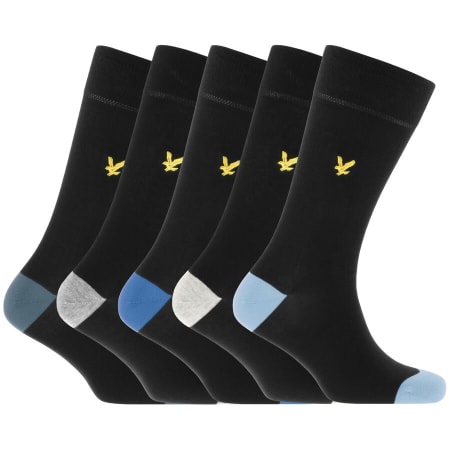 Product Image for Lyle And Scott Five Pack Socks Black