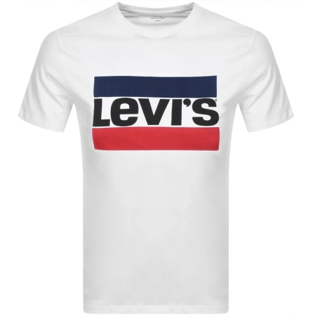 Product Image for Levis Crew Neck Sportswear Logo T Shirt White