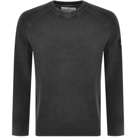 Product Image for Calvin Klein Jeans Logo Crew Neck Sweatshirt Black