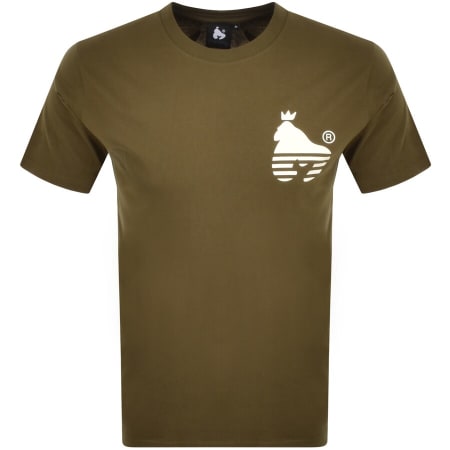 Product Image for Money Sport Ape Money Logo T Shirt Khaki