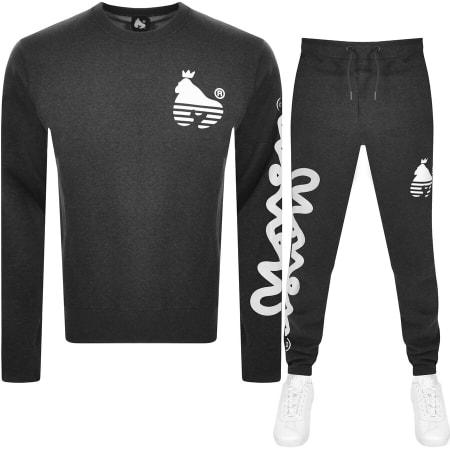 Product Image for Money Logo Crew Tracksuit Grey