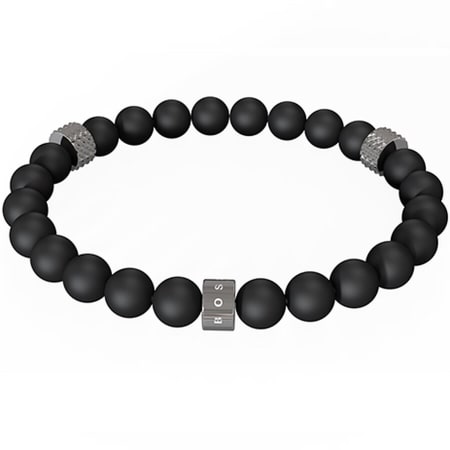 Product Image for BOSS Berti Agate Bracelet Black