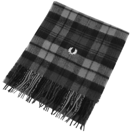 Product Image for Fred Perry Tartan Scarf Grey