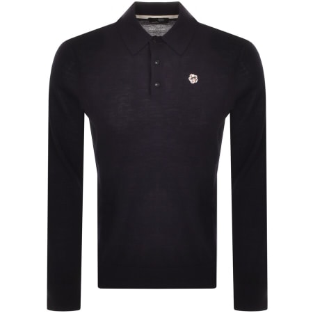 Product Image for Ted Baker Wembley Long Sleeved Polo T Shirt Navy