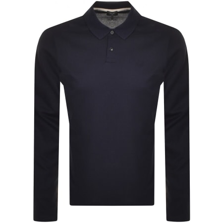 Product Image for Ted Baker Pub Pub Long Sleeved Polo T Shirt Navy
