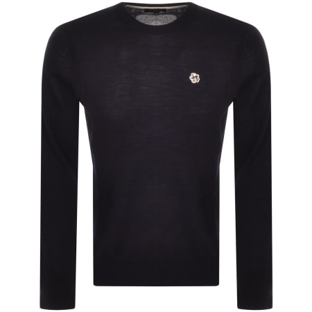Product Image for Ted Baker Cardiff Crew Neck Knit Jumper Navy