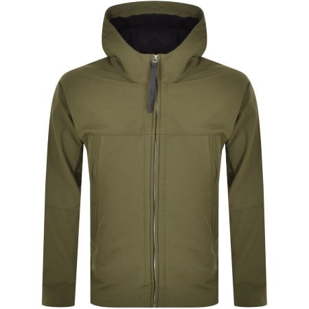 Product Image for Pretty Green Soft Shell Hooded Jacket Khaki