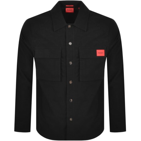 Product Image for HUGO Ederico Overshirt Black