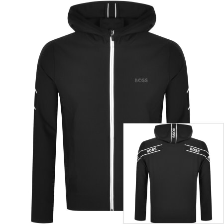 Product Image for BOSS Sicon Gym Full Zip Hoodie Black