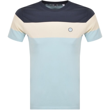 Product Image for Pretty Green Tilby Colour Block T Shirt Blue