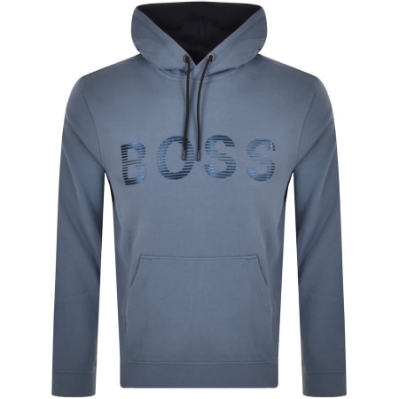 Product Image for BOSS Sadok Pullover Hoodie Blue