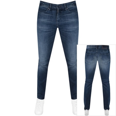 Product Image for BOSS Delaware Slim Fit Jeans Navy
