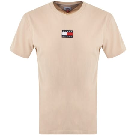 Product Image for Tommy Jeans Logo T Shirt Beige