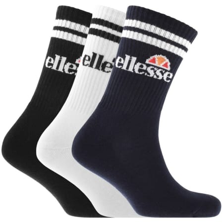 Product Image for Ellesse Pullo 3 Pack Socks Black