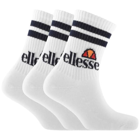 Product Image for Ellesse Pullo 3 Pack Socks White