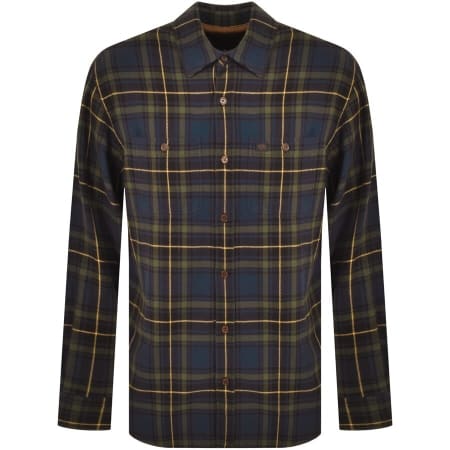 Product Image for Nudie Jeans Flannel Overshirt Navy