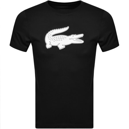 Product Image for Lacoste Sport Crew Neck Logo T Shirt Black