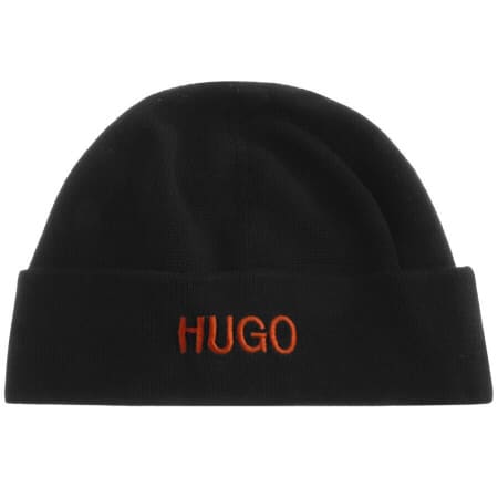 Product Image for HUGO Xemu Beanie Hat Black