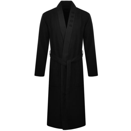 Product Image for BOSS Waffle Kimono Bath Robe Black