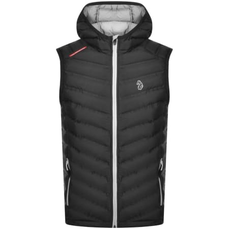 Product Image for Luke 1977 Global Quilted Hooded Gilet Black