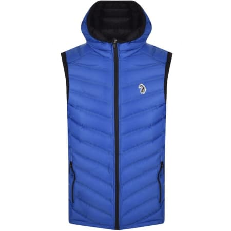 Product Image for Luke 1977 Global Quilted Hooded Gilet Blue