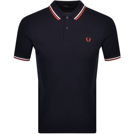 Product Image for Fred Perry Twin Tipped Polo T Shirt Navy
