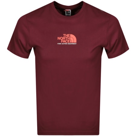 Product Image for The North Face Fine Alpine T Shirt Burgundy