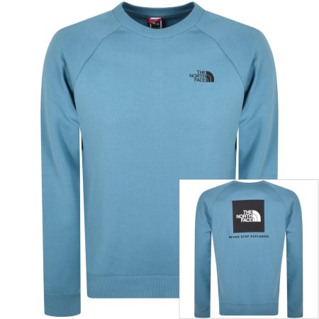 Product Image for The North Face Raglan Redbox Sweatshirt Blue