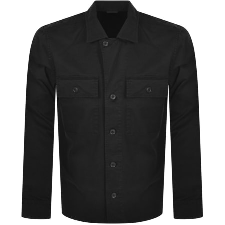 Product Image for BOSS Leasy Long Sleeved Overshirt Black
