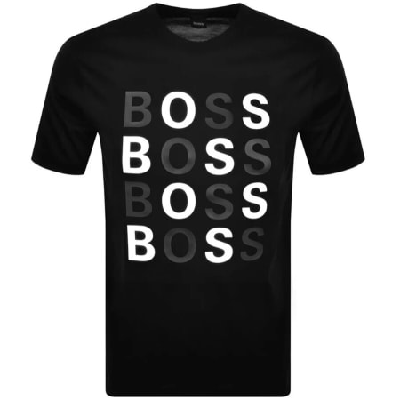 Product Image for BOSS Tessler 171 Logo T Shirt Black