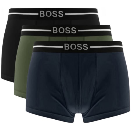 Product Image for BOSS Underwear Triple Pack Boxer Trunks Black