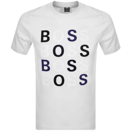 Product Image for BOSS Tessler 171 Logo T Shirt White