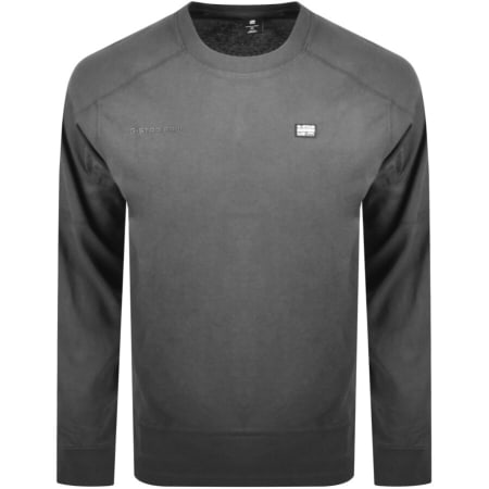 Product Image for G Star Raw Moto Mesh Long Sleeve T Shirt Grey
