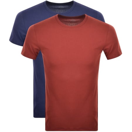 Product Image for Levis Original Two Pack Crew Neck T Shirt Navy