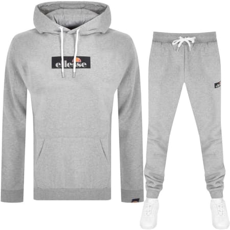 Product Image for Ellesse Seftoni Hooded Logo Tracksuit Grey