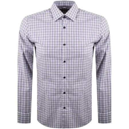 Product Image for BOSS Nolan Long Sleeved Shirt Grey