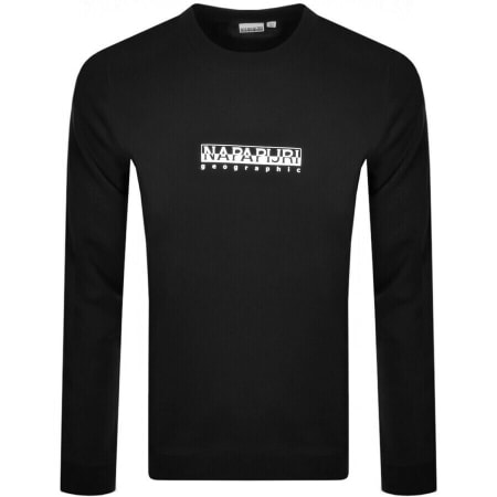 Product Image for Napapijri S Box Long Sleeved T Shirt Black