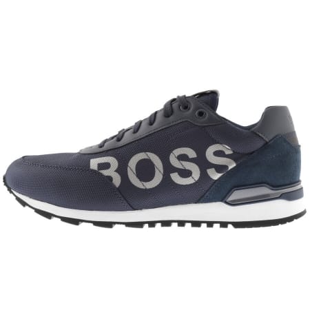 Product Image for BOSS Parkour Runn Trainers Navy