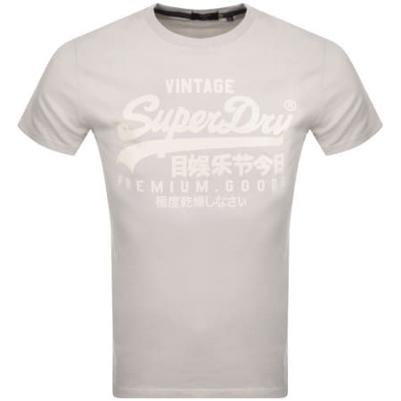 Product Image for Superdry Tonal Logo T Shirt Beige